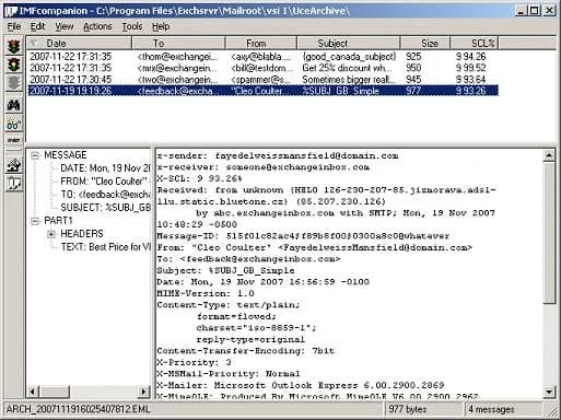 Microsoft Exchange 2003 spam filtering made easy