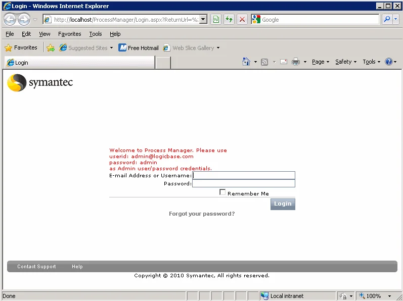 Installing Altiris Service Desk 7 on Microsoft Windows 64 bit and IIS 6