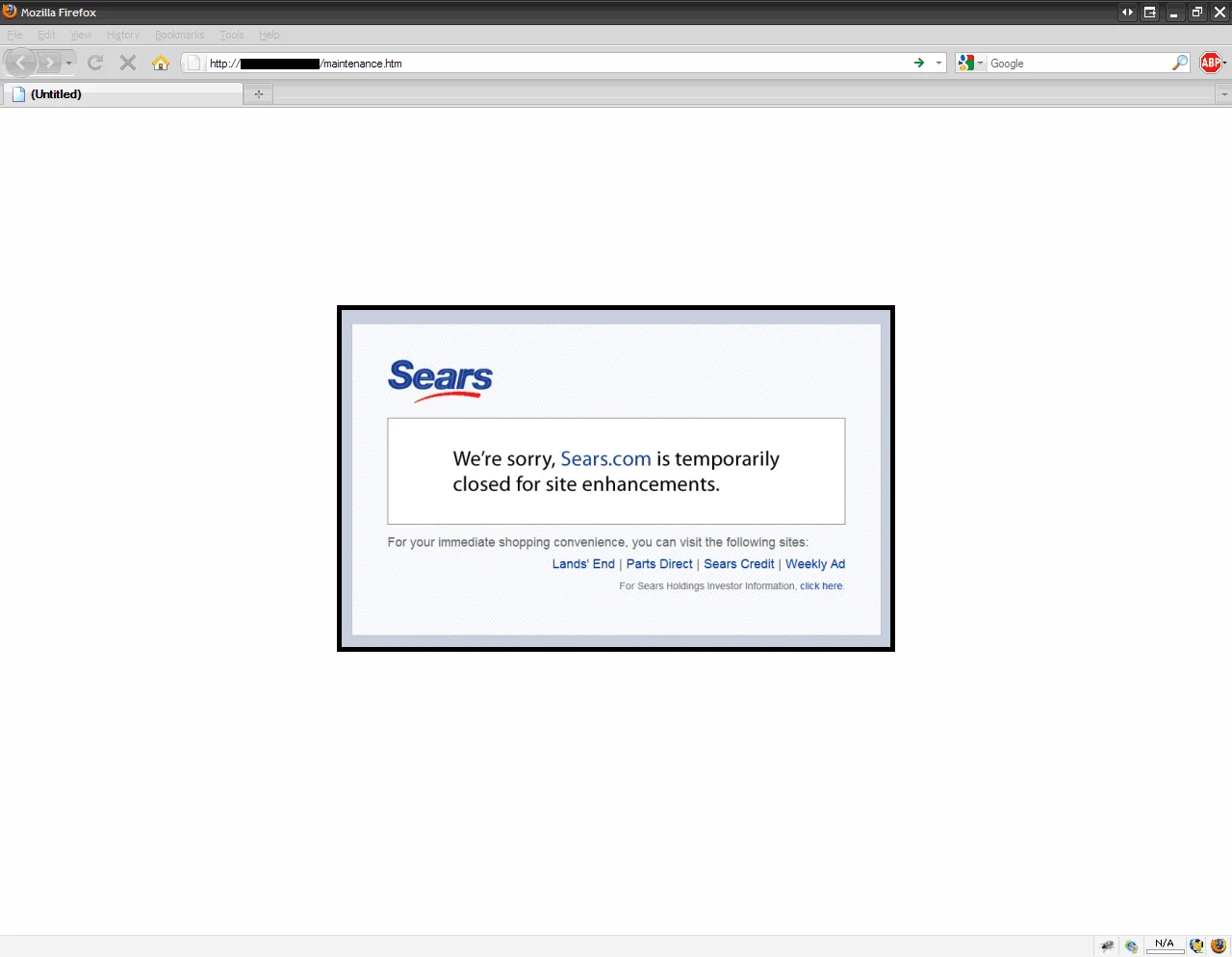 How to automatically put up a maintenance page on a NetScaler when all your websites are down