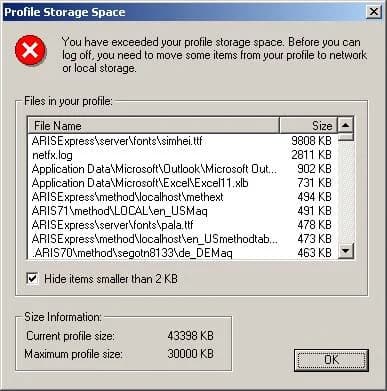Using Firefox in an environment with Microsoft roaming profiles