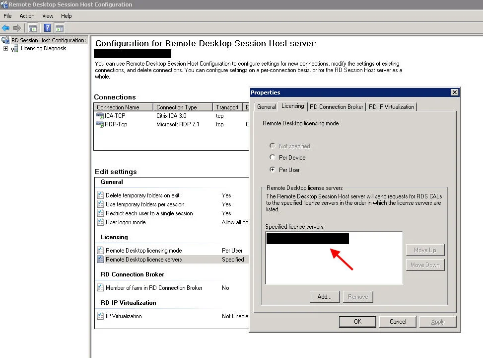 How to use Microsoft PowerShell and PsExec to change the RDS license server name on all your XenApp servers