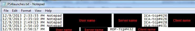 How to track application launches on legacy Citrix servers (Presentation Server)