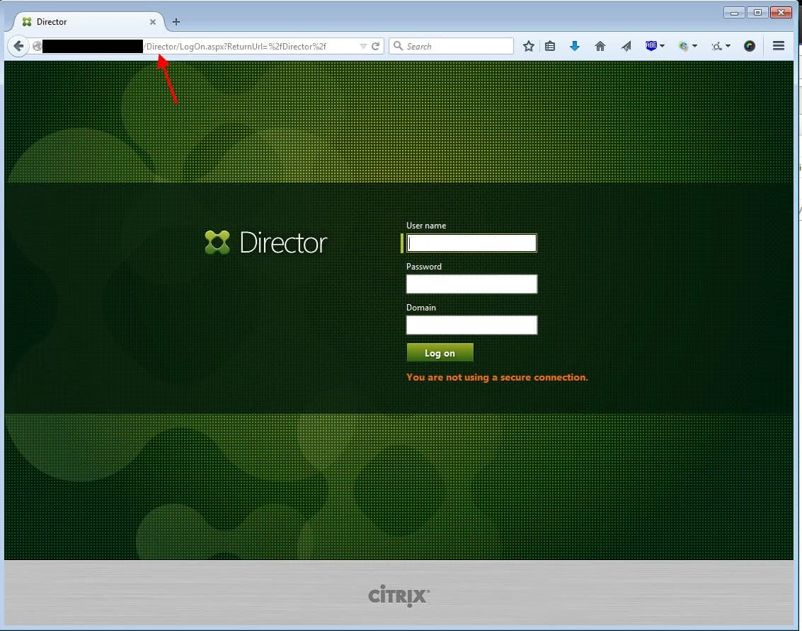 How to load balance Citrix Director 7.6 using a Citrix NetScaler