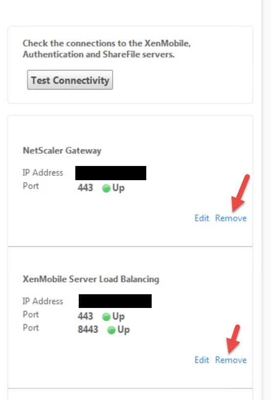 netscaler-xenmobile-remove-config