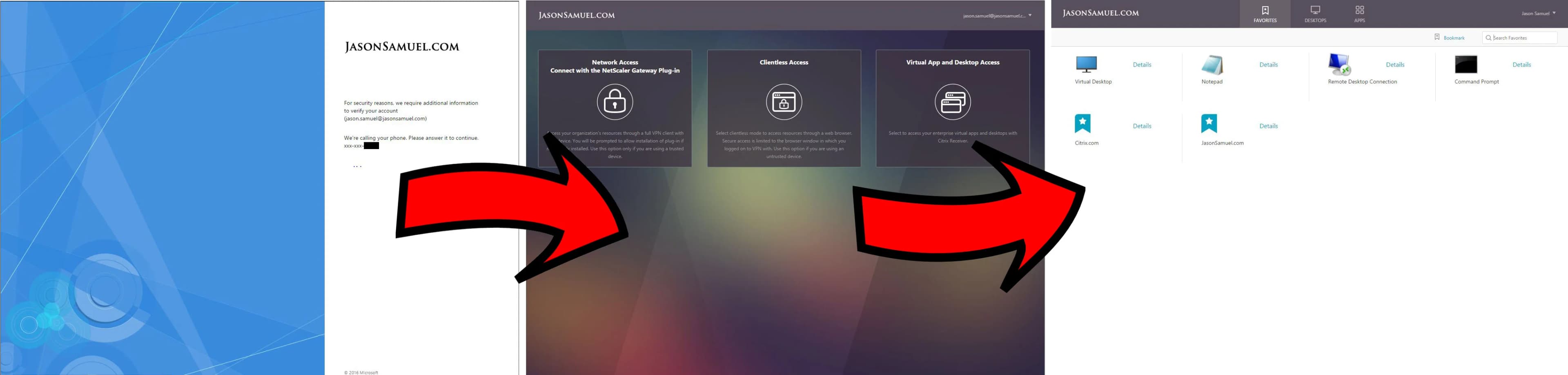 Using AD FS 4.0, Server 2016, Azure MFA, Citrix FAS, Single FQDN, & Single Sign On with Citrix NetScaler Unified Gateway