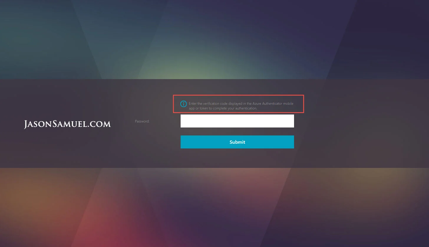 Using Microsoft Azure MFA and Citrix NetScaler Gateway with OATH software tokens when traveling
