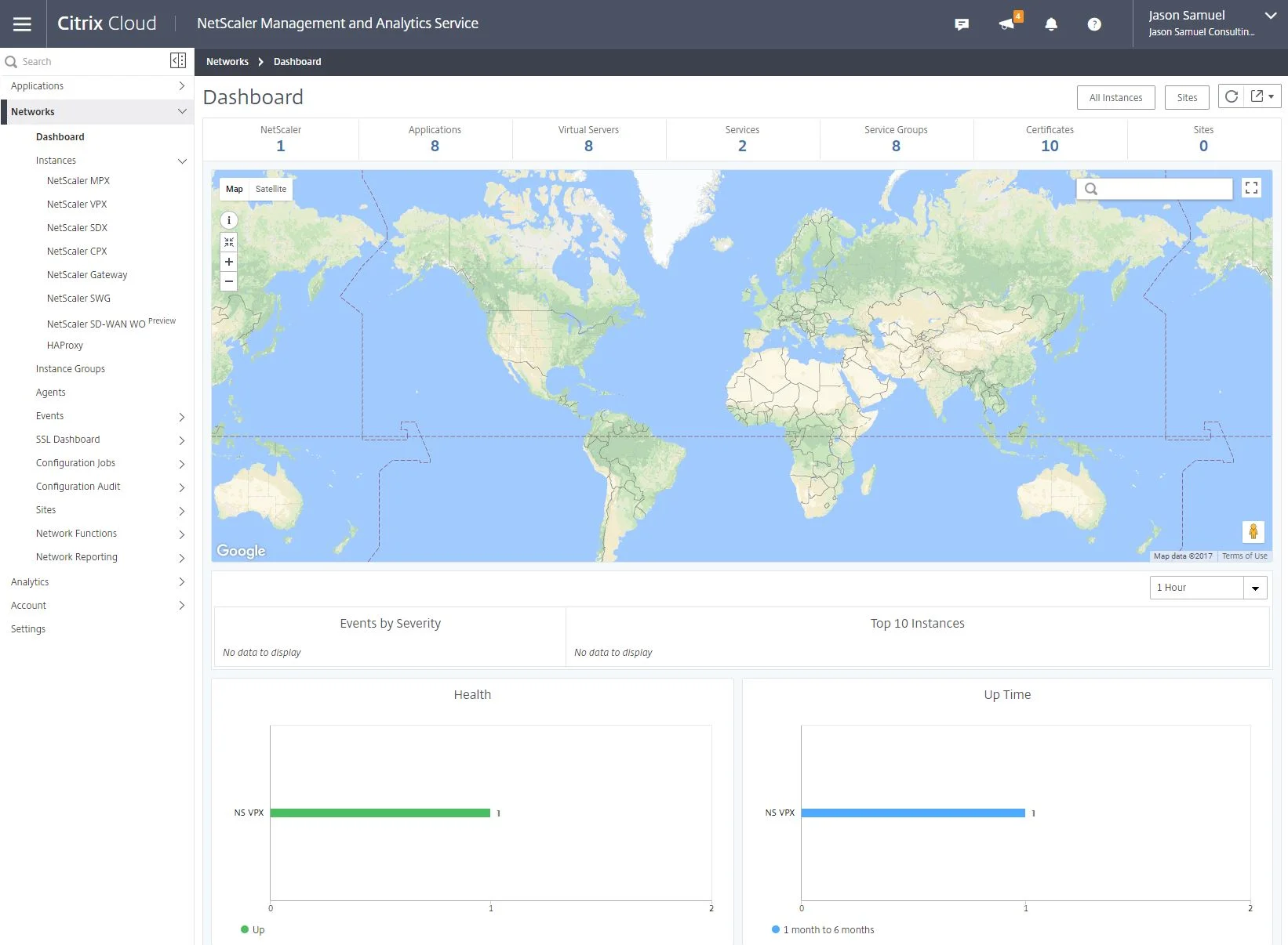Using NetScaler MA Service in Citrix Cloud to monitor and manage all your NetScalers easily