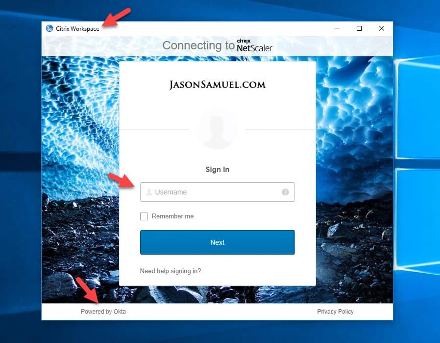 How to use Okta, Citrix Gateway, and Workspace app for a uniform SAML based single sign-on user experience