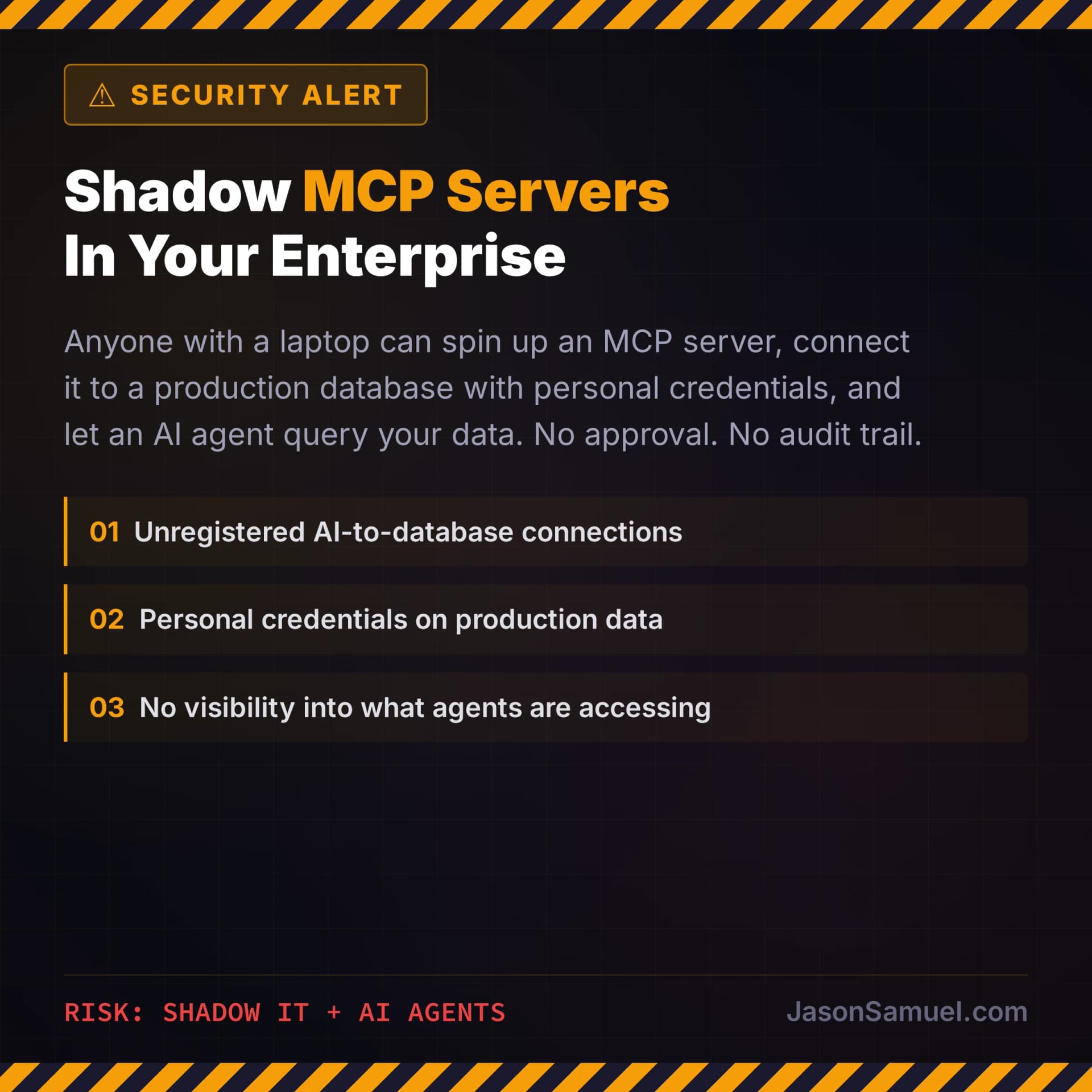 Shadow MCP servers — the risk you're not seeing