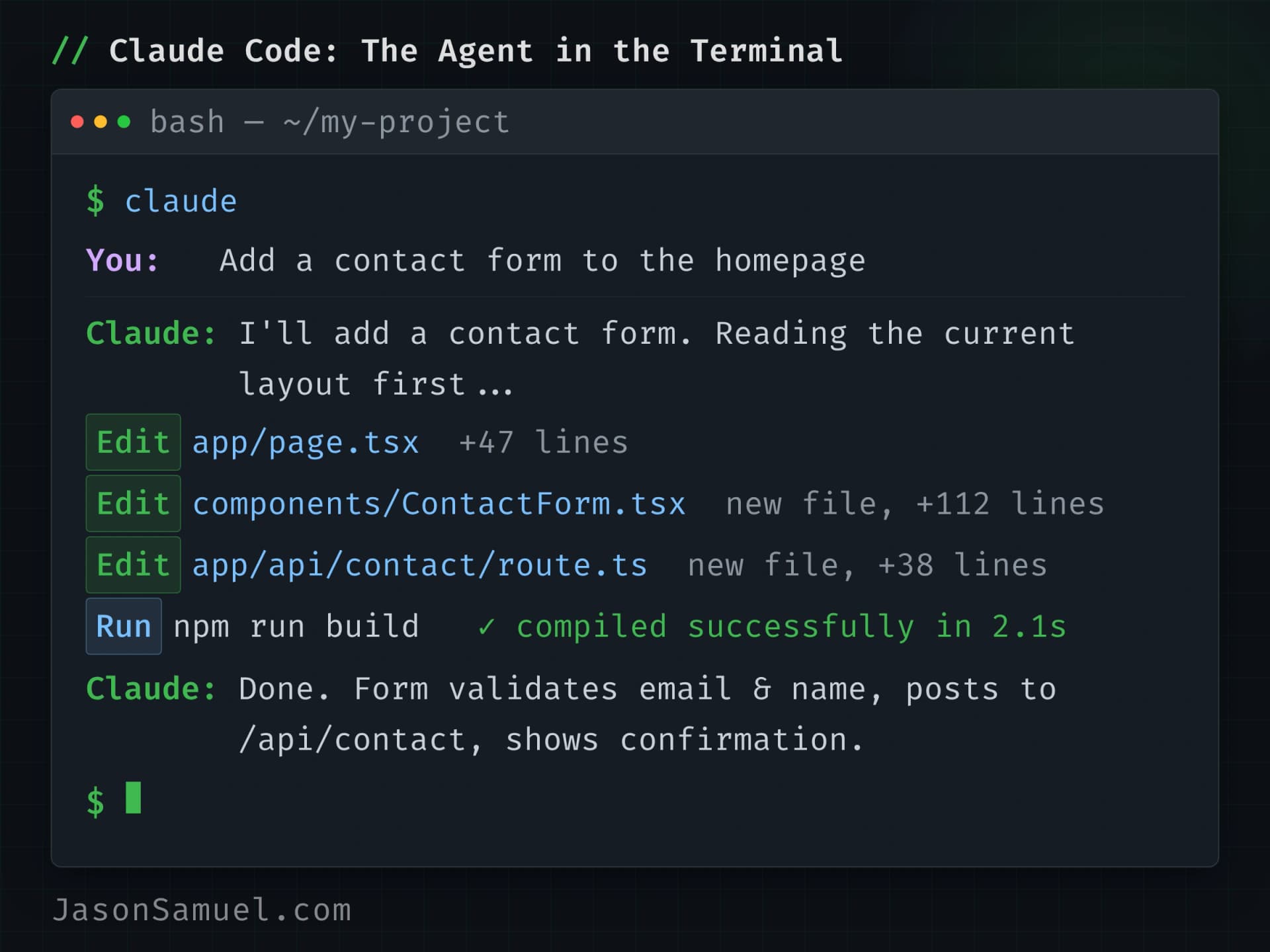 Claude Code: the agent in the terminal